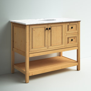 Light Wood Single Bathroom Vanities You'll Love | Wayfair